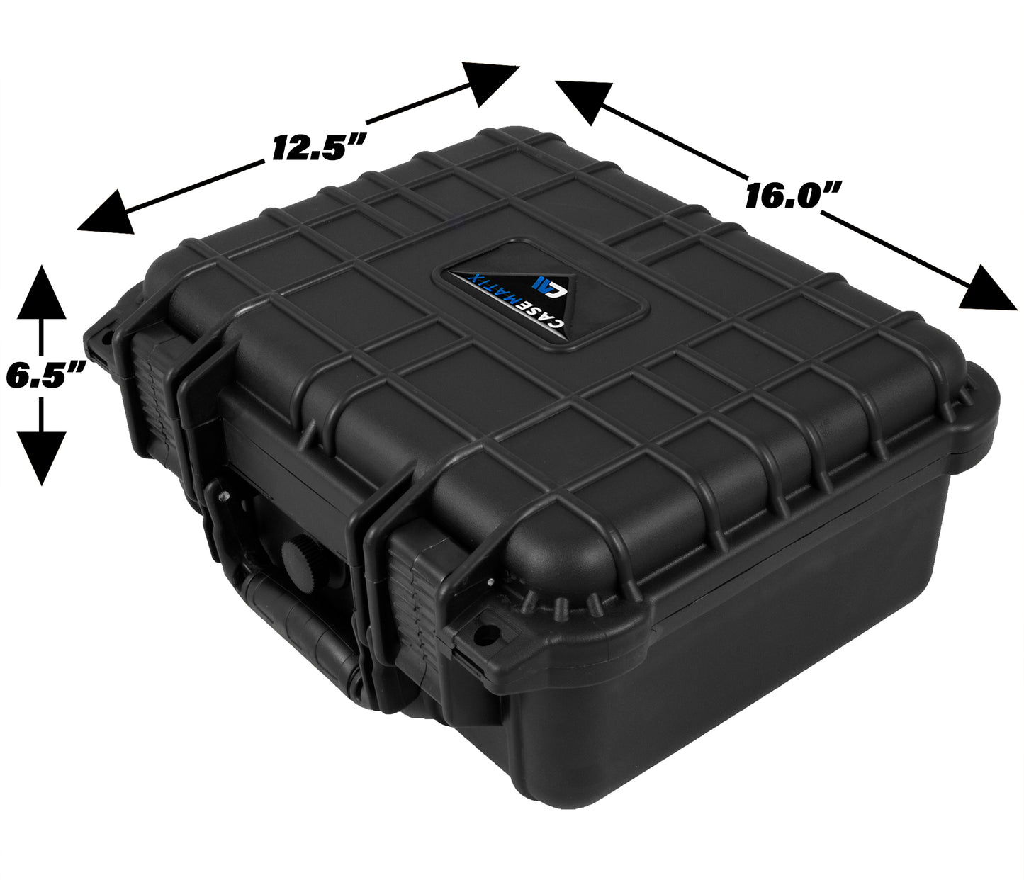 16" Mixer Travel Case - Hard Shell Protection Compatible with Behringer Xenyx 1202FX, Q802USB, 1002FX & More Audio Controllers
