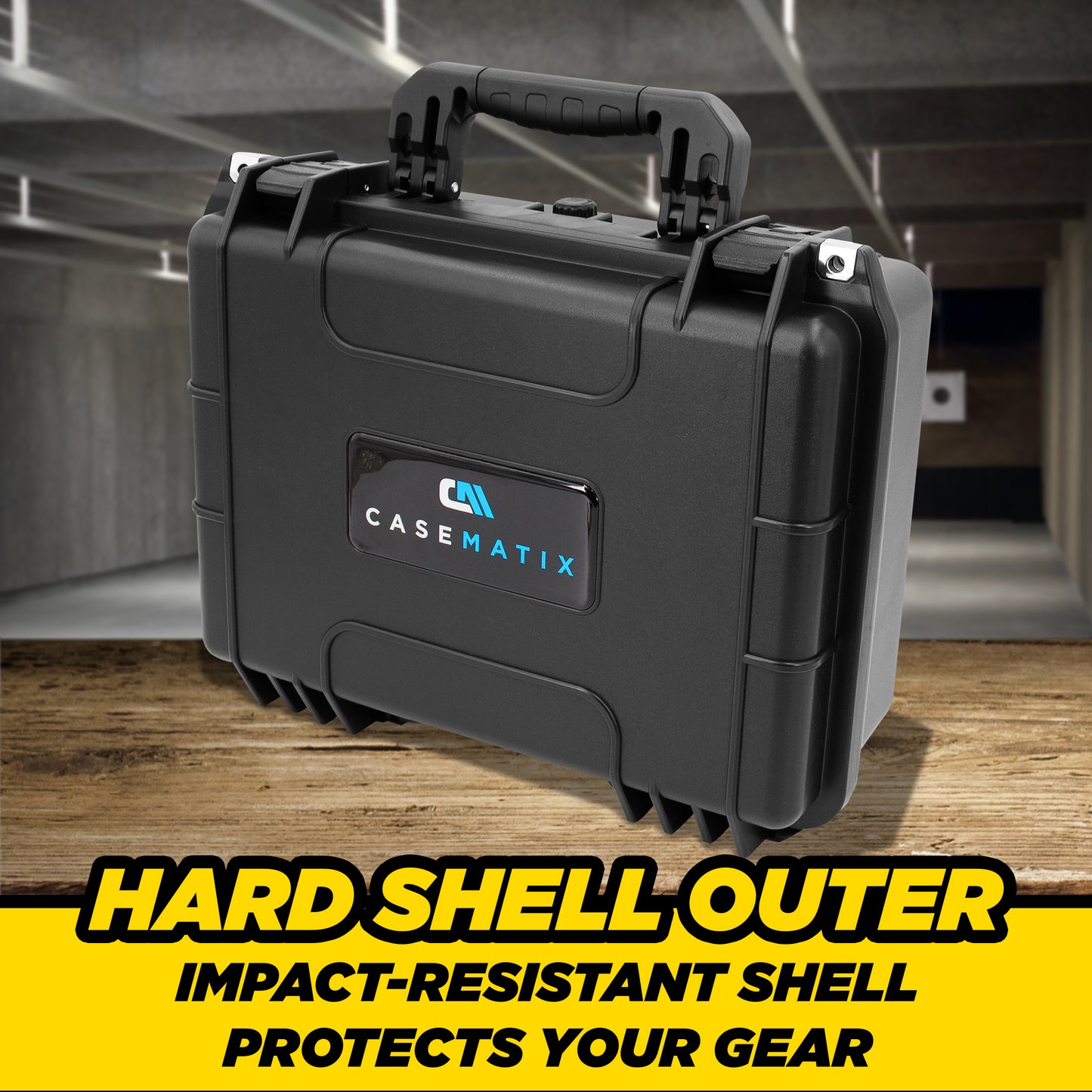 Hard Case Compatible With Caldwell Claycopter Target Launcher, Impact Resistant Waterproof Case With Padded Foam For Travel And Storage
