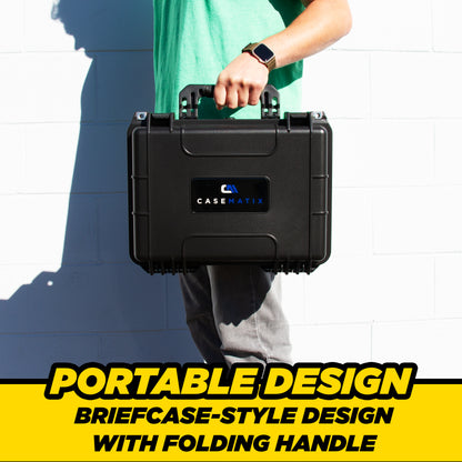 Hard Case Compatible With Caldwell Claycopter Target Launcher, Impact Resistant Waterproof Case With Padded Foam For Travel And Storage