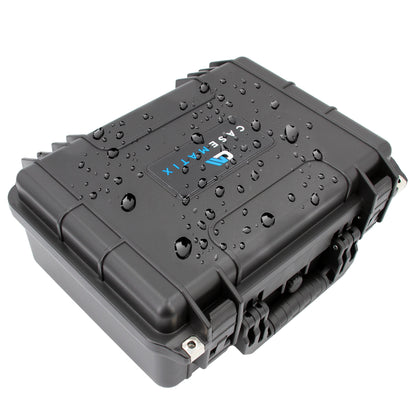 16" Waterproof Marine Case Compatible with Garmin Striker/Humminbird Helix/Lowrance - Airtight Protection with 4-Layer Customizable Foam System