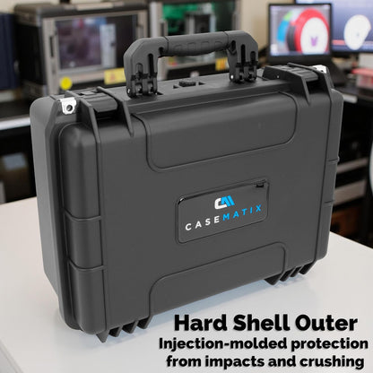 3D Scanner Case – Hard Shell Waterproof Case for 3D Scanner for 3D Printing - Compatible with Einstar Vega, Revopoint MetroX 3D, Creality 3D Scanner