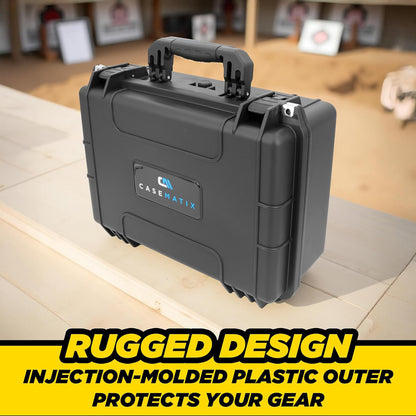 MATIX 18" Hard Shell Waterproof Ammo Case – Durable Ammo Storage Box/Ammo Box for Secure Transport and Long-Term Organization of Ammunition