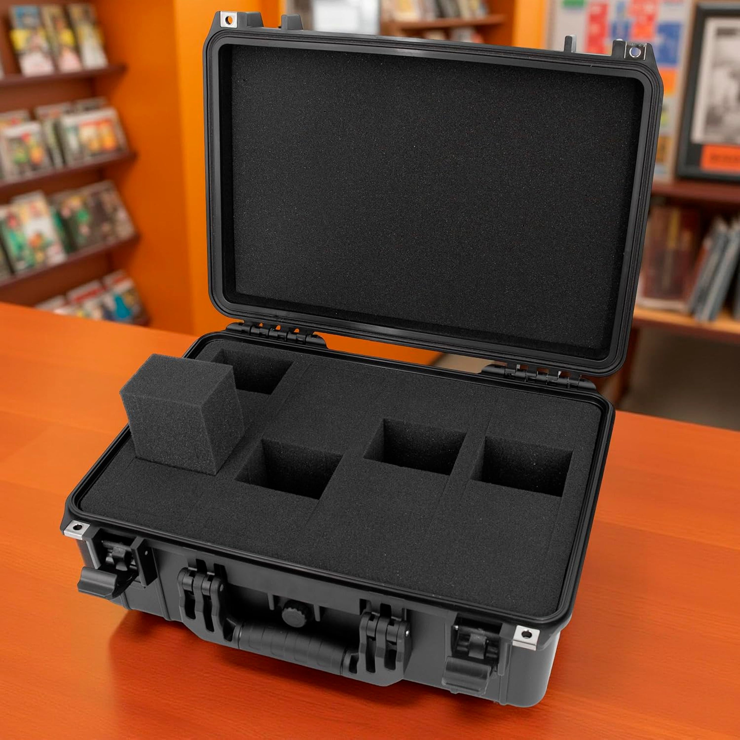 Large Lockable Graded Card Storage Box – Holds 120+ PSA, BGS, SGC Slabbed Trading Cards