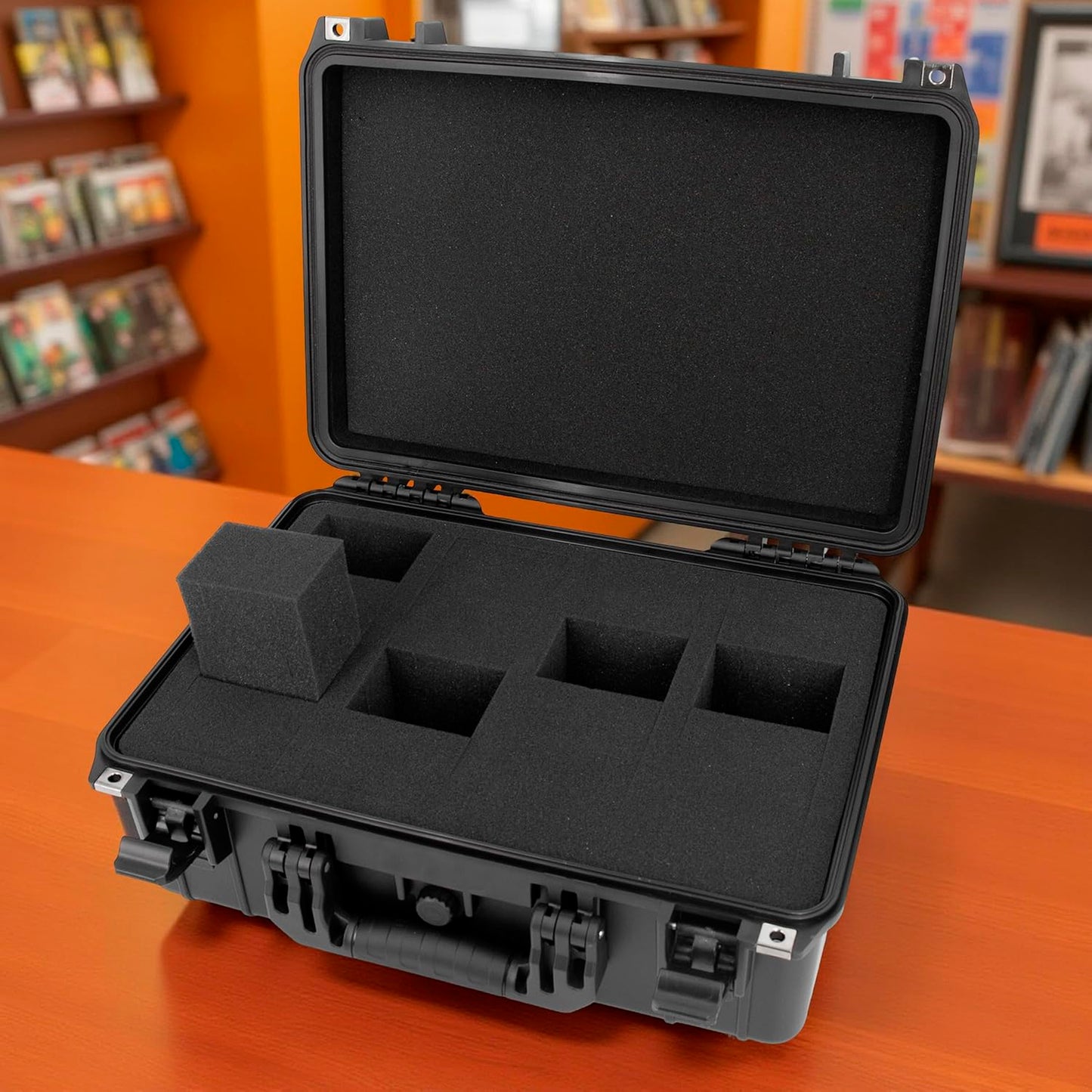 Graded Card Case Compatible with 120+ BGS PSA FGS Graded Sports Trading Cards, Waterproof Graded Slab Card Storage Box