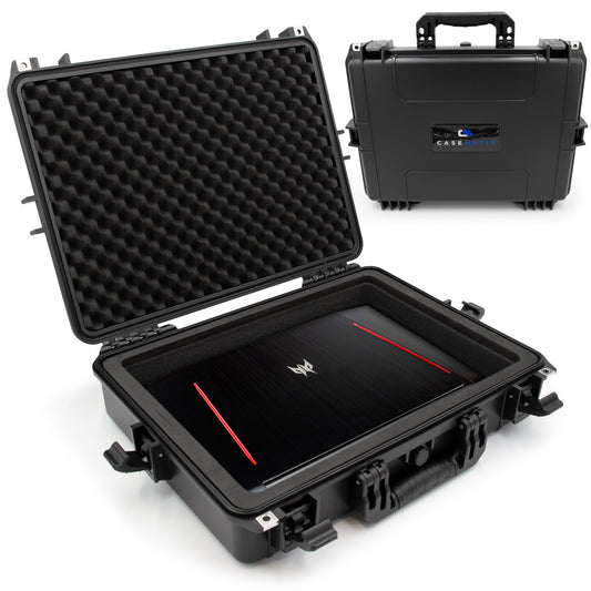 Elite Custom Waterproof Laptop Case Compatible with Acer Predator Helios 300, Helios 500, Nitro 5 and More Gaming Laptops 15.6"-17.3"