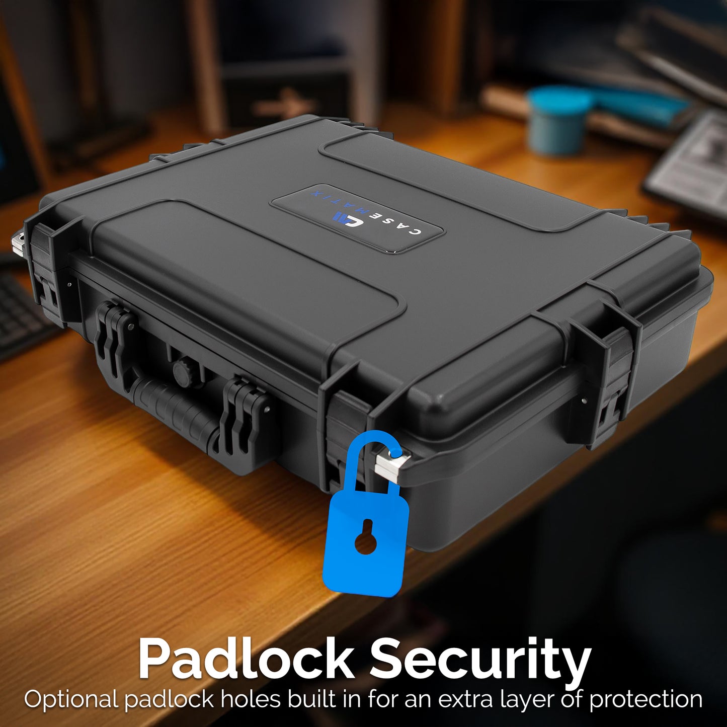 Waterproof IP67 Monitor Hard Case Fits Monitors up to 21 Inch - Heavy Duty Hard Monitor Travel Case for Portable Displays, Gaming Monitors & More