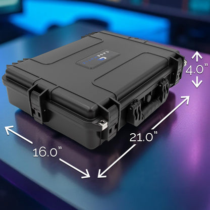 Hard Shell Case Compatible with Wacom Cintiq Pro 17 Drawing Tablet - Waterproof Tablet Travel Bag for Digital Art Gear with Custom Foam Protection