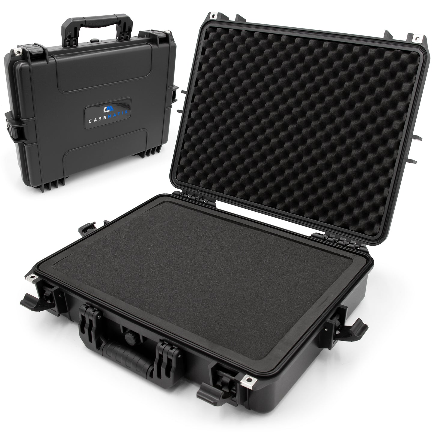 Waterproof Laptop Hard Case for 15-17 inch Gaming Laptops and Accessories - Crushproof Heavy Duty Laptop Case for 15.6 and 17.3 inch Laptops