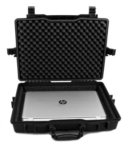 Waterproof Laptop Hard Case for 15-17 inch Gaming Laptops and Accessories - Crushproof Heavy Duty Laptop Case for 15.6 and 17.3 inch Laptops