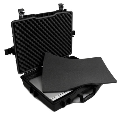 Waterproof Laptop Hard Case for 15-17 inch Gaming Laptops and Accessories - Crushproof Heavy Duty Laptop Case for 15.6 and 17.3 inch Laptops
