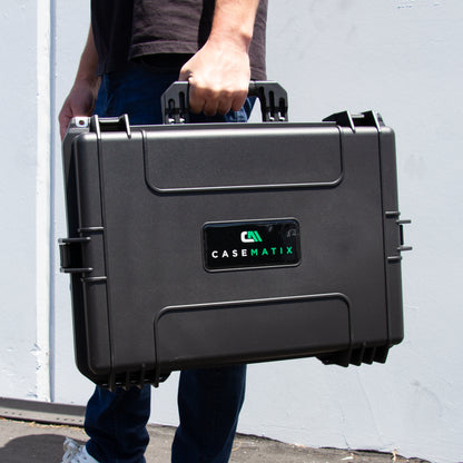 Custom Waterproof Case Compatible with Square Register POS System - Impact Resistant Foam Protection with Heavy Duty Latches & Padlock Holes