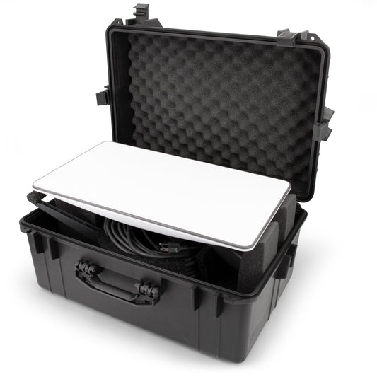 Travel Case Compatible With Starlink Standard Actuated V2 Portable Satellite Dish Kit, Wifi Router, Cables & Adapters - Waterproof Gen 2 Case