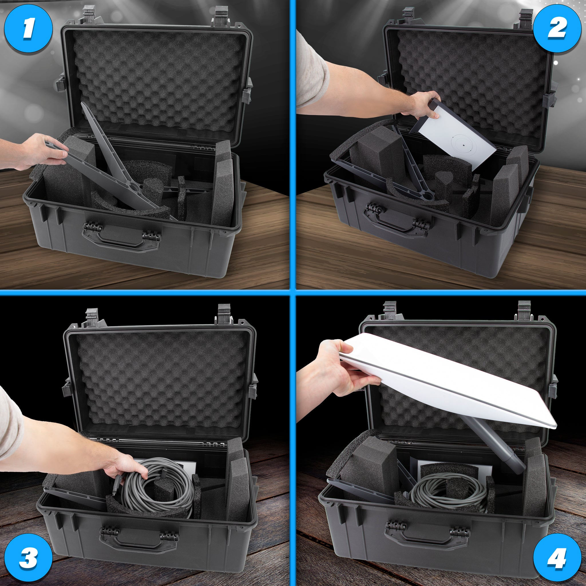 CASEMATIX Travel Case Compatible with Starlink Standard CASEMATIX Travel Case Compatible with Starlink Standard