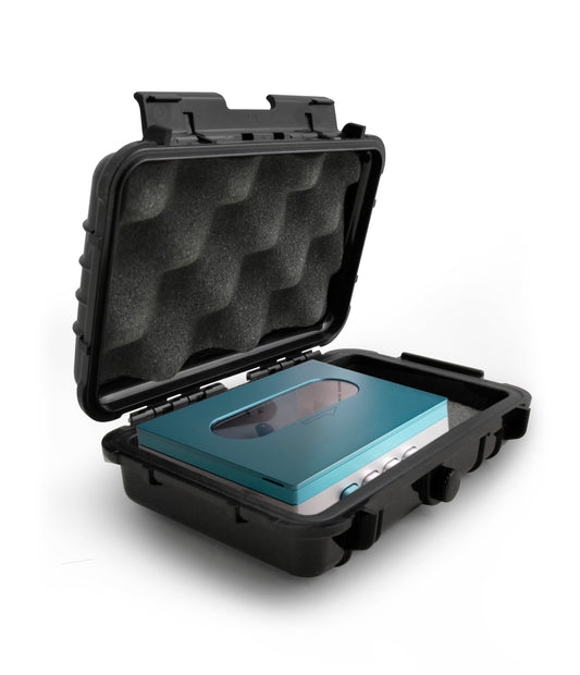 Hard Shell Carrying Case Compatible with FiiO CP13 Portable Cassette Player – Airtight, Impact-Resistant, Waterproof Storage with Padded Foam Interior