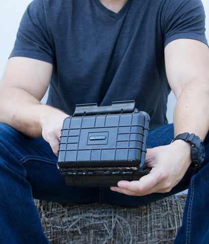 Hard Shell Carrying Case Compatible with FiiO CP13 Portable Cassette Player – Airtight, Impact-Resistant, Waterproof Storage with Padded Foam Interior