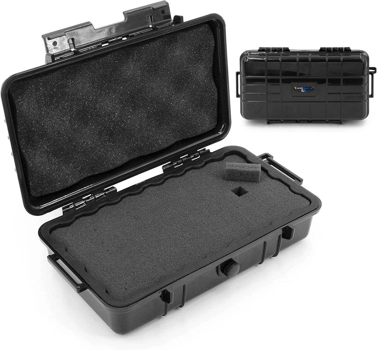 9.5" Waterproof Camera Case Compatible with Insta360 X6 Action Camera and Select Accessories in Customizable Foam