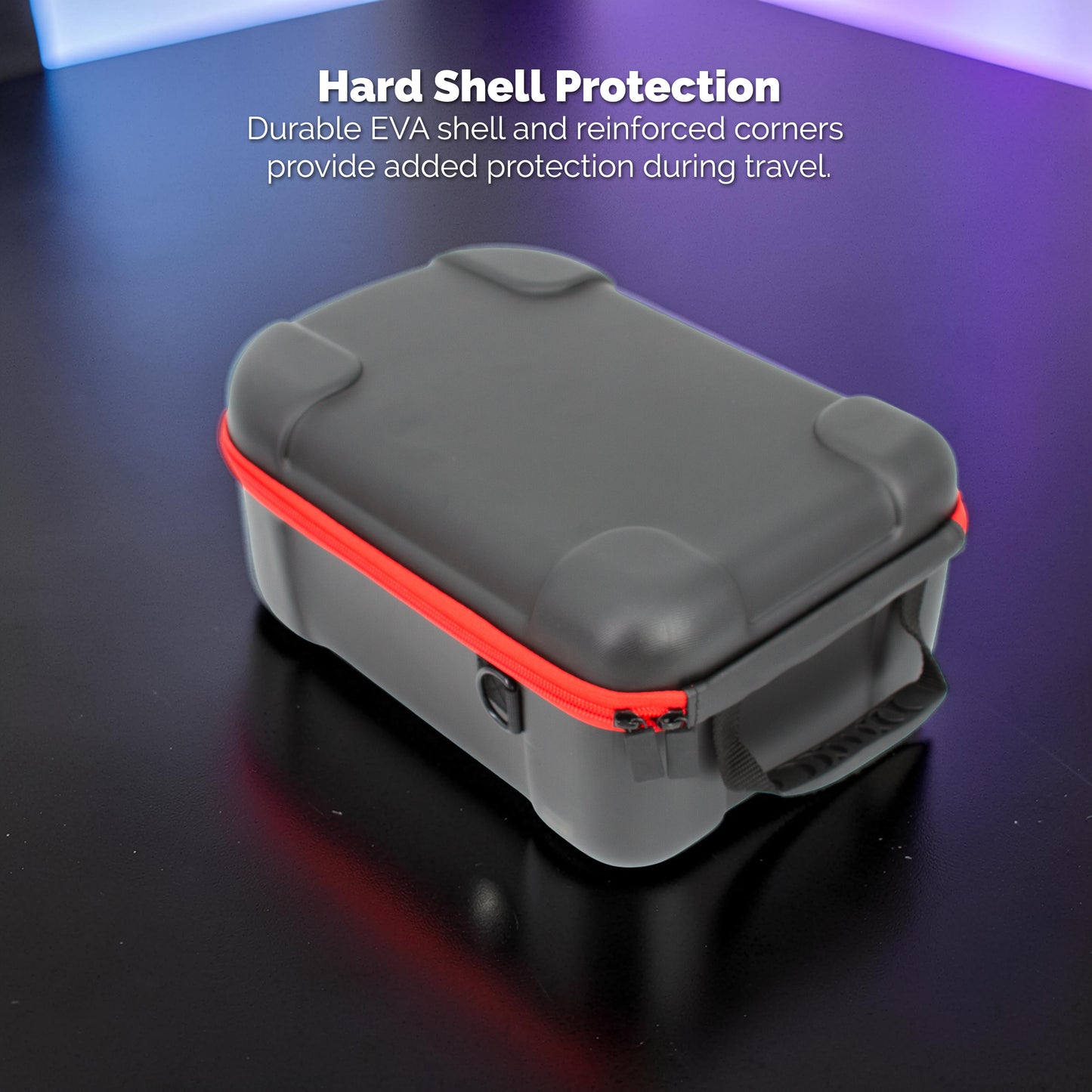 Carrying Case Compatible with HTC Vive Focus Vision VR Headset – Hard Shell EVA Travel Case with Accessory Pocket & Shoulder Strap