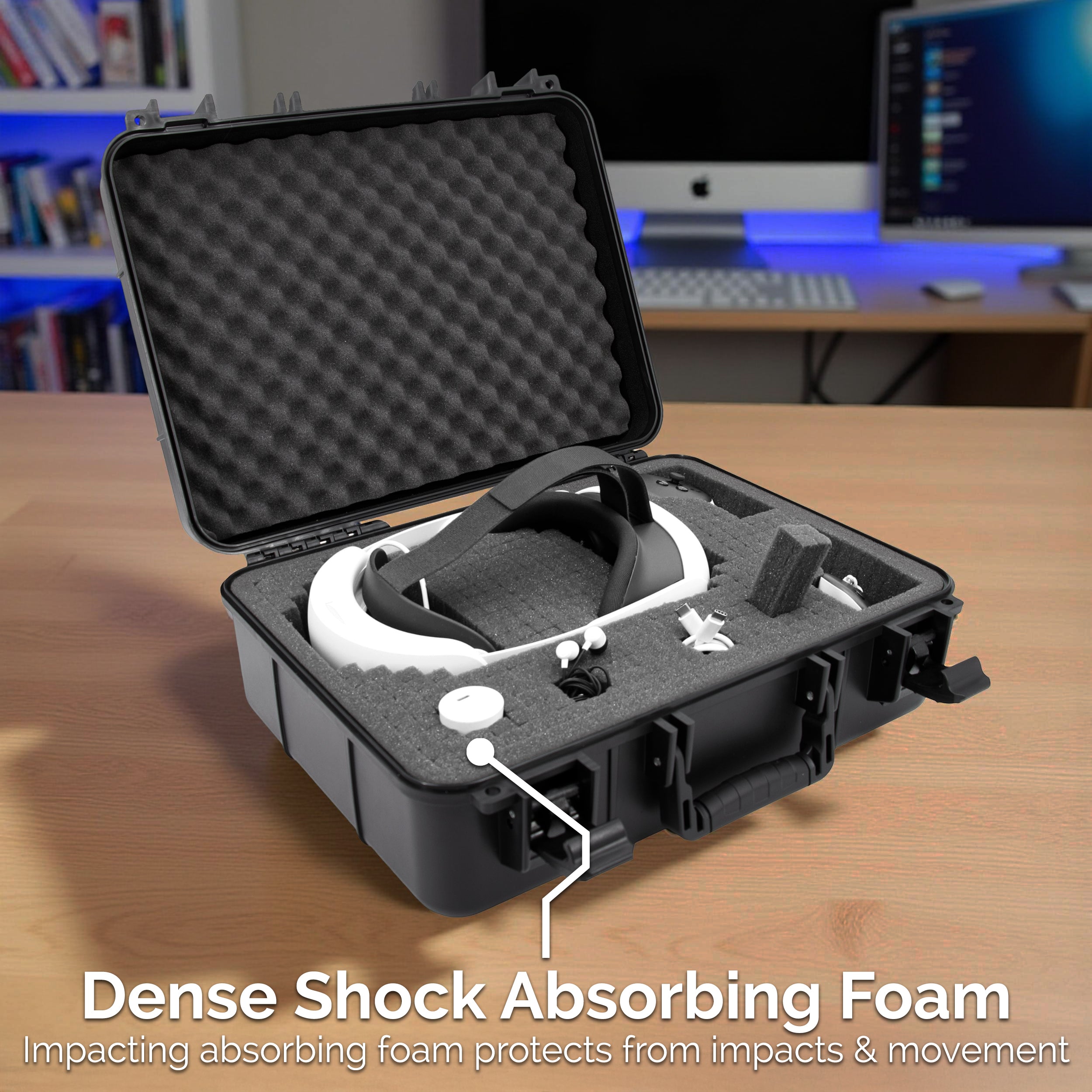 Oculus Quest 2 Hard Case | Customizable VR Headset Storage