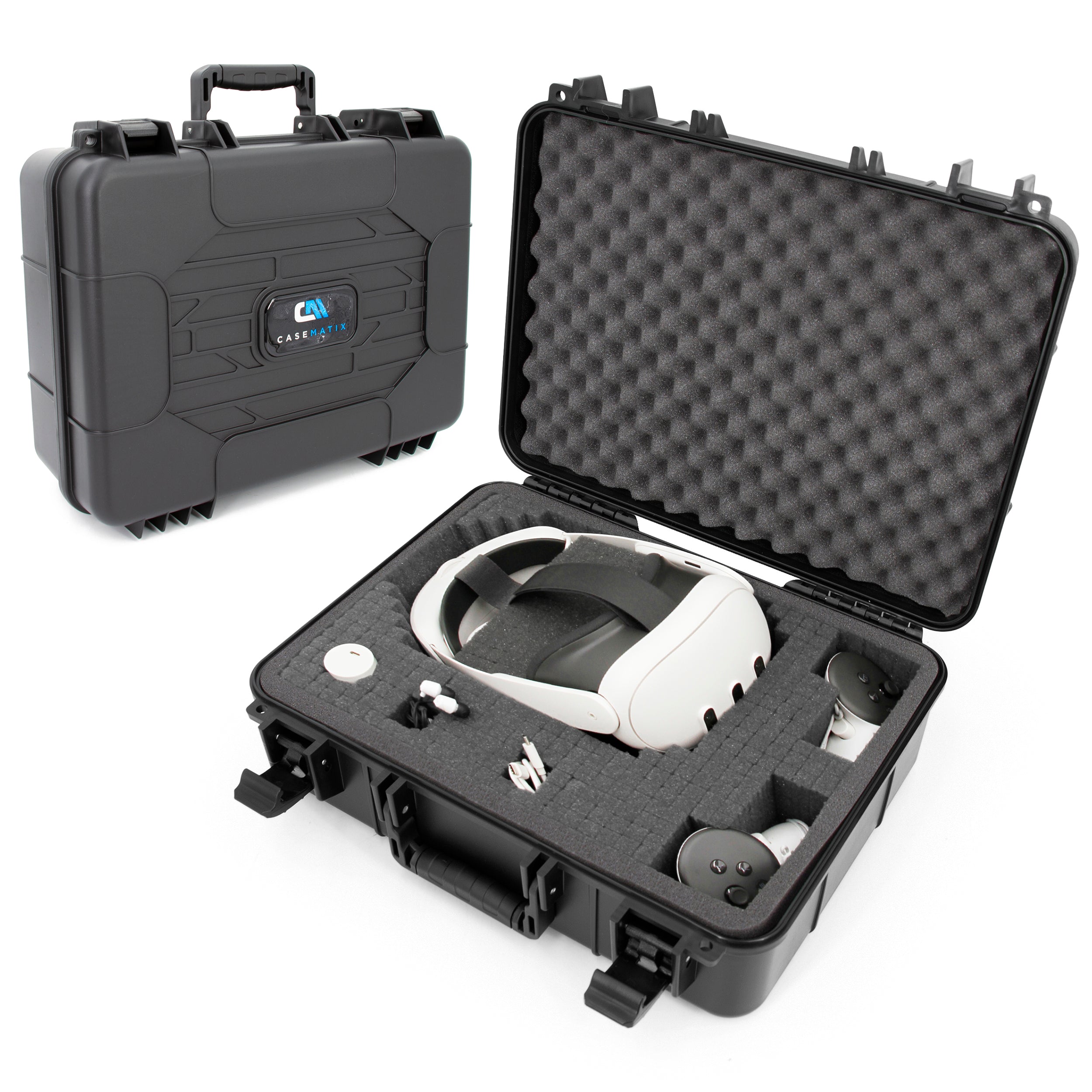 Oculus Quest 2 Hard Case | Customizable VR Headset Storage