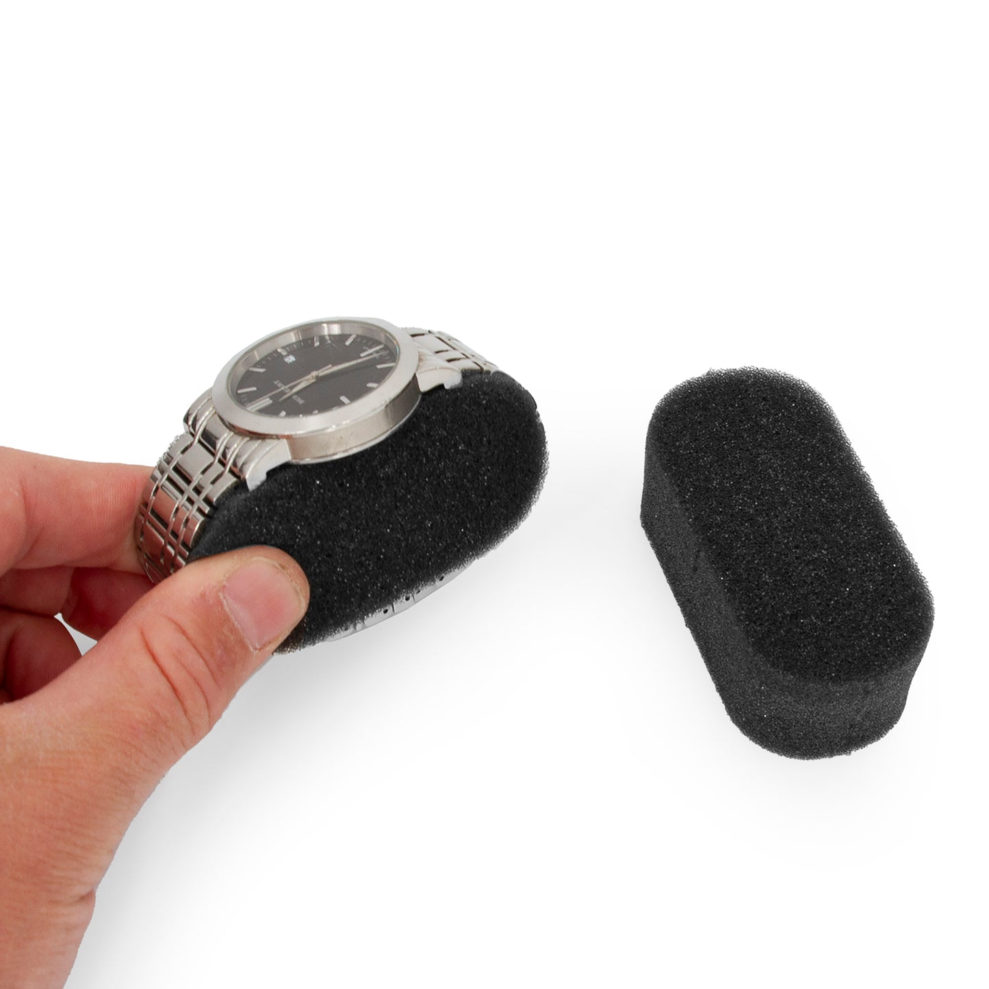 Watch Travel Case With 42 Watch Roll Holder Slots - Hard Shell Watch Case With Custom Foam Interior - Watch Storage Fits 24mm to 56mm Faces