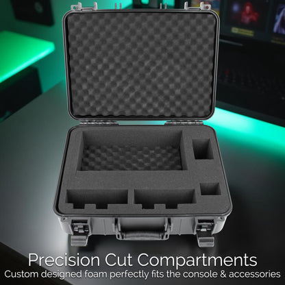 Hard Shell Travel Case Compatible with Xbox Series S Console, Controllers, Games and Other Xbox Series S Accessories - Custom Foam Interior