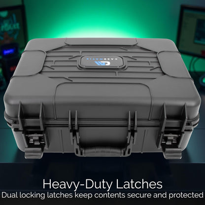 Hard Shell Travel Case Compatible with Xbox Series S Console, Controllers, Games and Other Xbox Series S Accessories - Custom Foam Interior