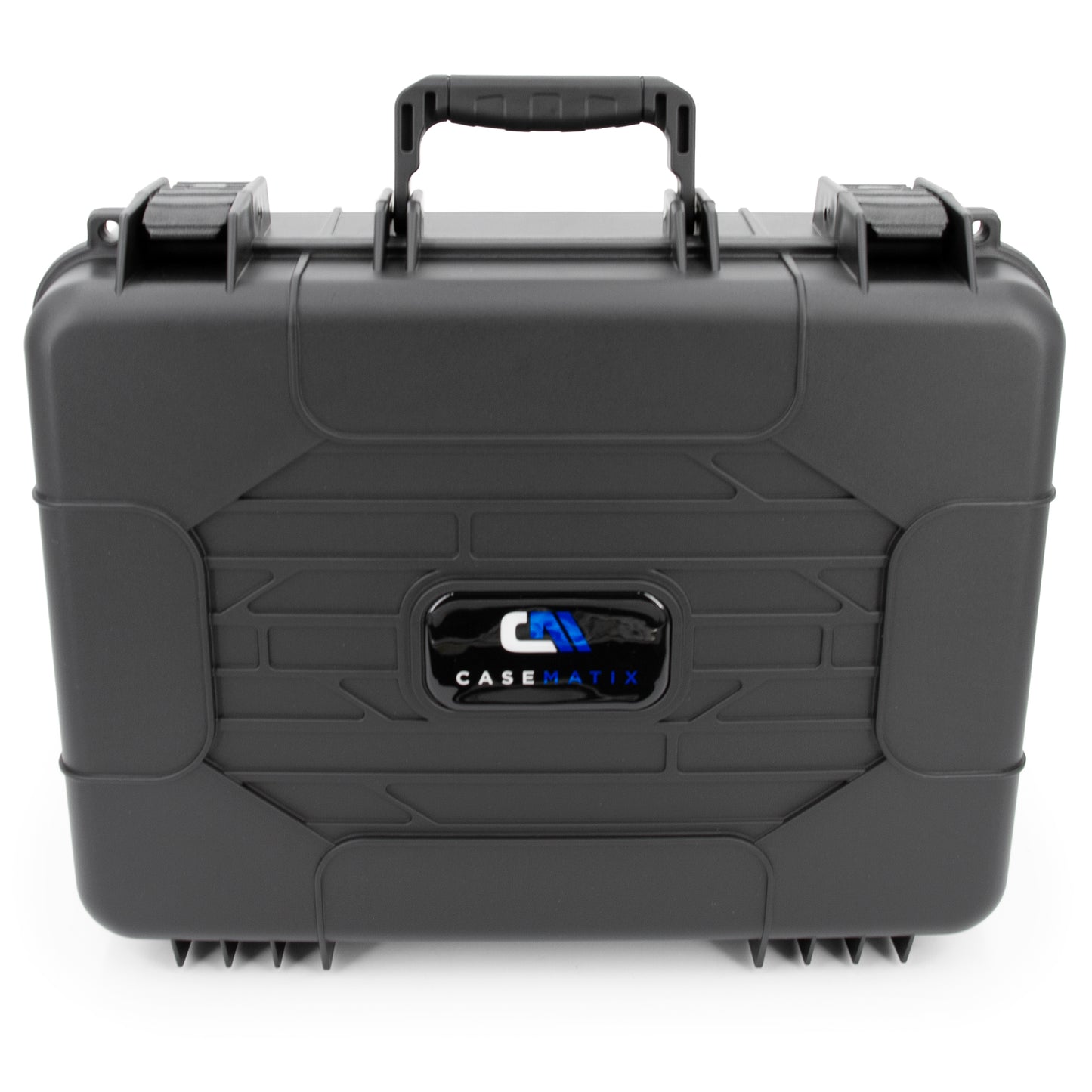 Travel-Ready Miniature Case with Hard Shell & Pluckable Foam – Fits Warhammer 40K, DND, RPG Minis, Large Units, Vehicles, and Figures