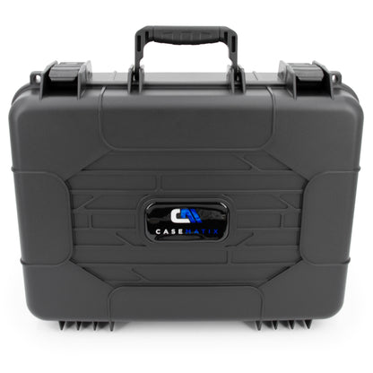 Travel-Ready Miniature Case with Hard Shell & Pluckable Foam – Fits Warhammer 40K, DND, RPG Minis, Large Units, Vehicles, and Figures