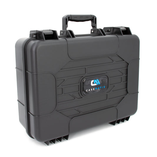 Hand Gun Case – TSA Approved Hard Pistol Case with Dual-Layer Pluck Foam, Secure Pistol Box for Multiple Pistols, Magazines & Firearm Accessories