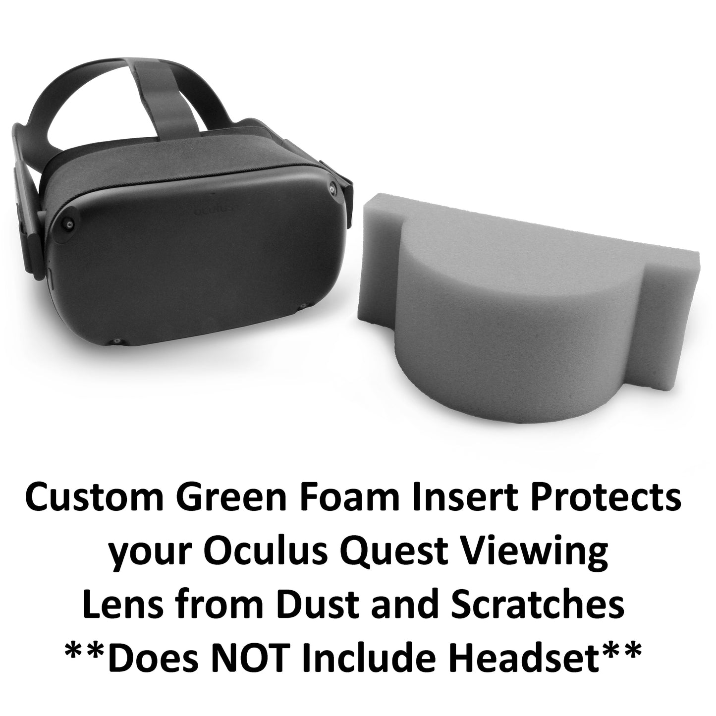 Lens Cover Foam Protector Compatible with Oculus Quest VR Headset 128gb 64gb to Avoid Screen Scratches