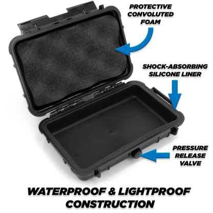 Hard Shell 35mm Film Case for 35mm and 120 Film - Waterproof Protection for Photography Film