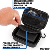DJI Mic 2 Travel Case - Protective Storage for Wireless Lavalier Microphone Kit & Charging Case