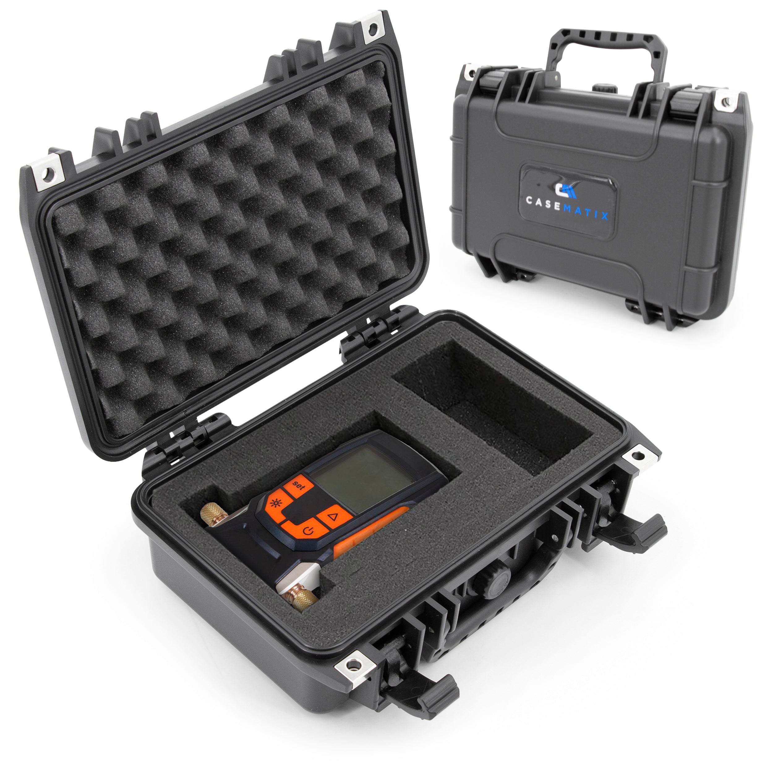 Travel Case Compatible with Testo 552 Digital Vacuum Gauge - Hard
