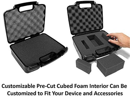 Diagnostic Electrical Tool Case Compatible with Fluke 117/87V Digital Multimeter and More - Customizable Foam Interior with Hard Shell Protection