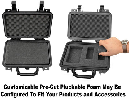 12" Microphone Case for Rode Procaster, Behringer Mic, MXL Microphones, Nady, Shure and More Broadcast Vocal Podcasting Mics up to 9"