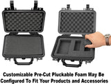 CASEMATIX 12" Microphone Case for Rode Procaster, Behringer Mic, MXL Microphones, Nady, Shure and More Broadcast Vocal Podcasting Mics up to 9"