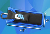 CASEMATIX Harmonica Case Compatible with Hohner Harmonica, Lee Oskar Harmonica, Marine Band Harmonica, Swan Harmonica or More in Neoprene Harmonica Holder with Belt Loop