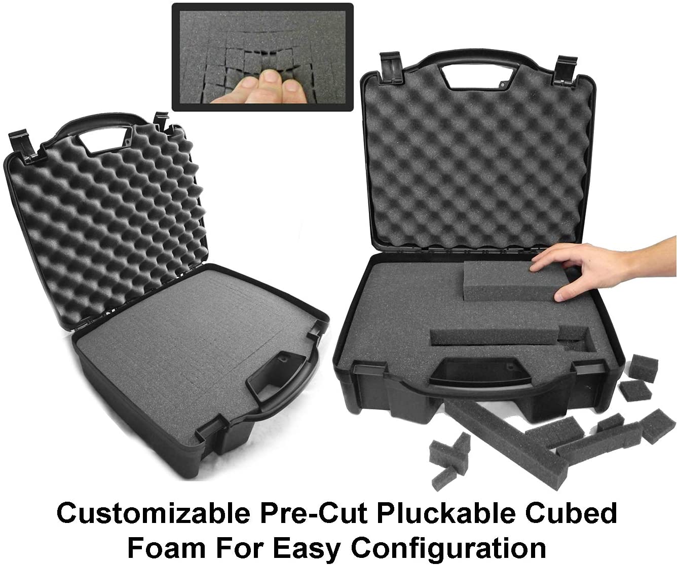 CASEMATIX Cardioid Dynamic Microphone Hard Case with Dense