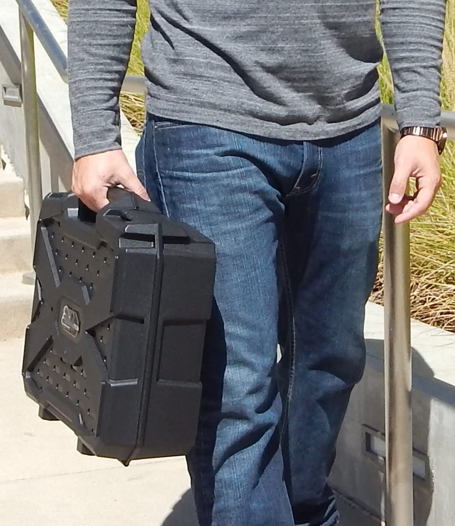 Hard Shell Travel Case Compatible with Eachine Racer 250 FPV Drone - Durable Protection with Customizable Foam & Padlock Security - Made in USA