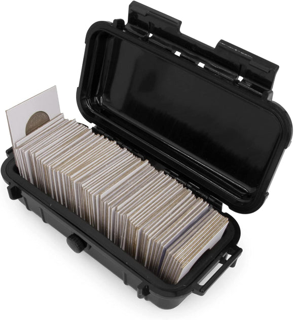 CASEMATIX Coin Holder Case Fits 2x2 Coin Flips and Coin Collection