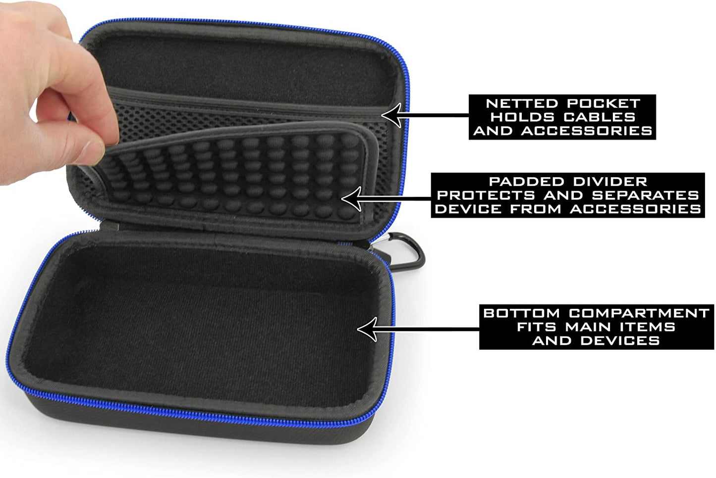 Carry Case Compatible with Razer Kishi V2 Controller - Protective Storage for Android & iOS Mobile Gaming Controller and Accessories