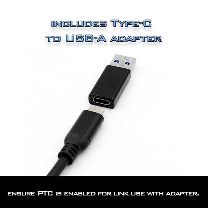 13FT USB-C Cable for Meta Quest 2/3 Link - High-Speed 10Gbps Data Transfer with Comfort-Angled Plug