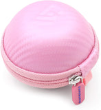 Casematix Pink Carry Case Compatible with Tamagotchi Pix Camera Interactive Virtual Pet , Includes Case Only with Wrist Strap and Carabiner