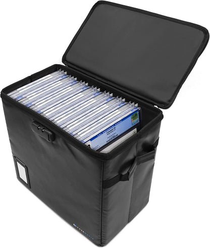 Graded Comic Book Storage Fits 30+ CGC Graded Comics, Fire Resistant Comic Book Bin with 3 Padded Comic Box Dividers and Comic Case Lock
