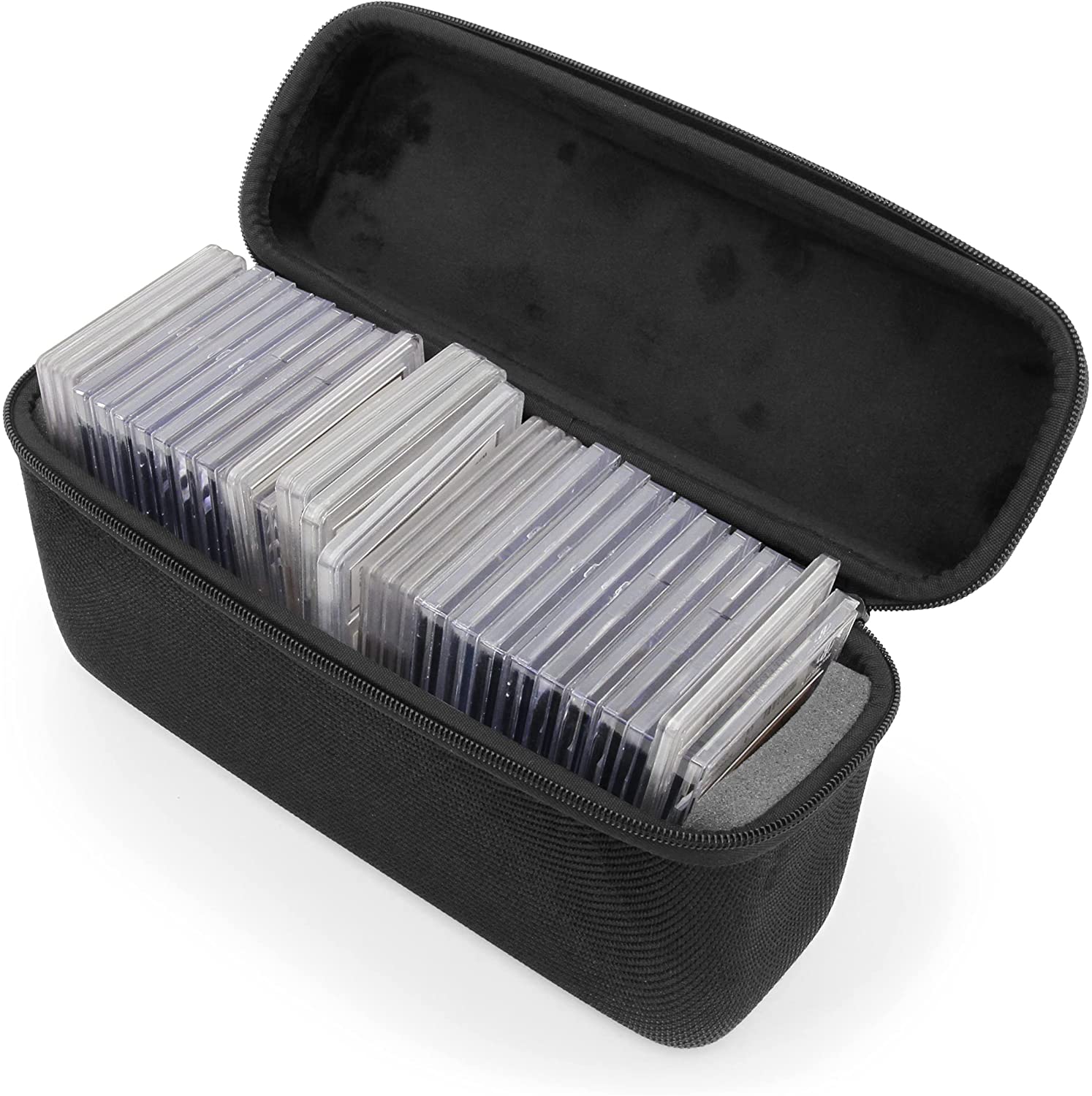 CASEMATIX Trading Card Case and Card Game Organizer for 960 Cards - Hard  Shell Card Case Holder for Trading Cards with 8 Dividers, Accessory Storage
