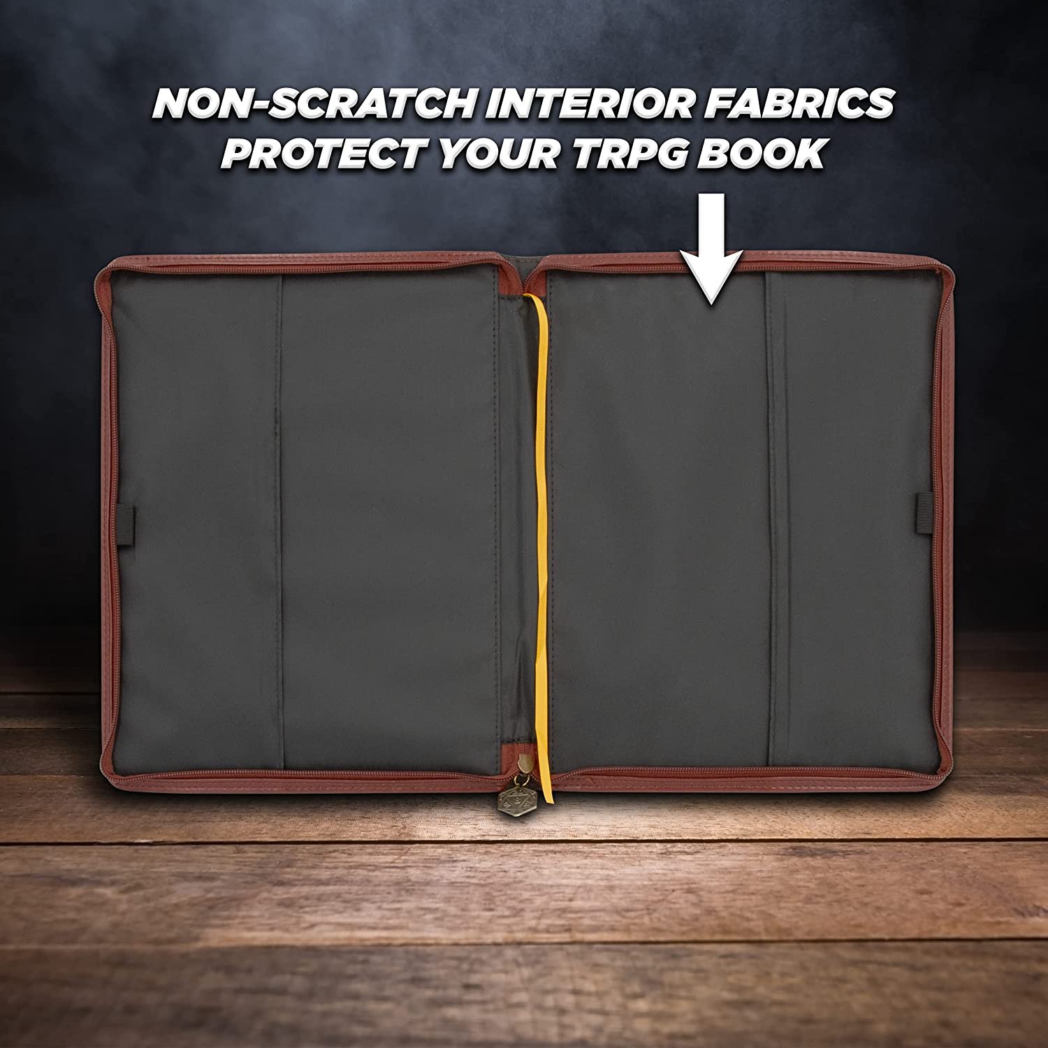 CASEMATIX Book Cover Sleeve for 11 TTRPG Rulebooks - Protective Large Book  Cover for TRPG Books up