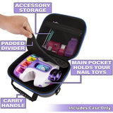 CASEMATIX Travel Case Compatible with Cool Maker Go Glam Unique Nail Salon and Nail Kit Set Accessories – Includes Carry Case Only with Shoulder Strap