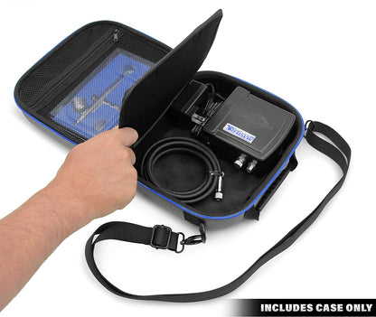 Airbrush Storage Case for Mini Air Compressor & Paint Kit - Hard Shell EVA Protection with Foam Lining & Shoulder Strap - Case Only