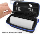 CASEMATIX Hard Case Compatible with the Sonos Roam Portable Smart Speaker and Bluetooth Accessories - Includes Black Hard Case Only with Wrist Strap