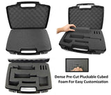 CASEMATIX Tattoo Kit Case Compatible with Dragonhawk Mast Rotary Tattoo Machine, Romlon Wireless and More with Power Supply, Ink and Accessories